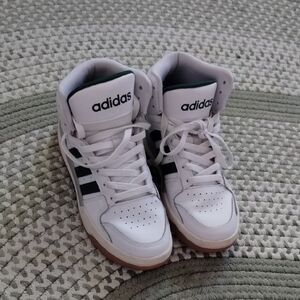 Adidas Green and White Sneakers Breathable Design